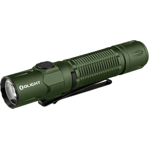 Olight Warrior 3S Tactical Rechargeable LED Flashlight, OD Green