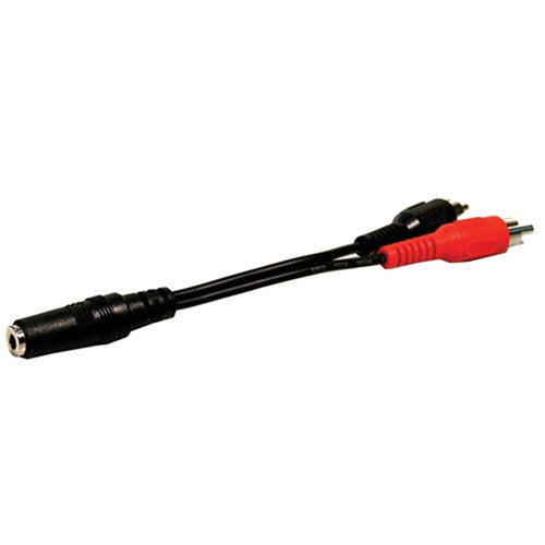 Comprehensive 3.5mm Stereo Jack to Two RCA Plugs Y Cable - 6