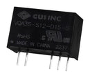 CUI VQA3S-S5-D18-S VQA3S-S5-D18-S Isolated Through Hole DC/DC Converter ITE 1:1 2 Output 18 V 80 mA