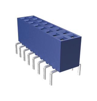 AMPHENOL COMMUNICATIONS SOLUTIONS 75915-418LF PCB Receptacle, Board-to-Board, 2.54 mm, 1 Rows, 18 Contacts, Through Hole Straight