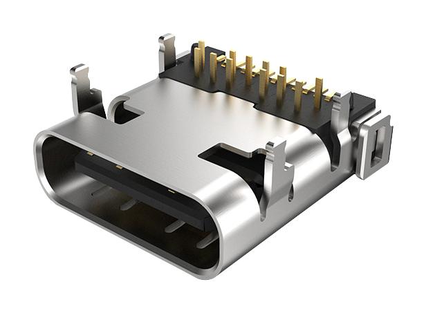 GCT (GLOBAL Connector TECHNOLOGY) USB4056-03-A USB4056-03-A USB Type C 3.2 Receptacle 24 Ways Surface Mount Through Hole