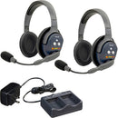 Eartec UltraLITE Pro16 Long-Range Dual-Channel Full-Duplex Wireless Intercom System with 2 Dual-Ear Headsets (2.4 GHz)