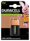 Duracell DC1604 P1 DU DC1604 DU Rechargeable Battery 8.4 V Nickel Metal Hydride 170 mAh 9V Snap Contact New