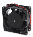 EBM-PAPST 8314 DC Axial Fan, 24 V, Square, 80 mm, 32 mm, Ball Bearing, 31.8 CFM