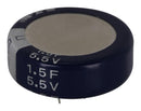 Eaton Bussmann KR-5R5C155-R KR-5R5C155-R Supercapacitor 1.5 F 5.5 V PC Pin -20% +80% 5 mm 1000 Hours @ 70&deg;C New