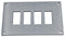 Labfacility FSP-4 FSP-4 Sensor Connector Accessory Face Plate Standard Panel Mount Thermocouple Sockets