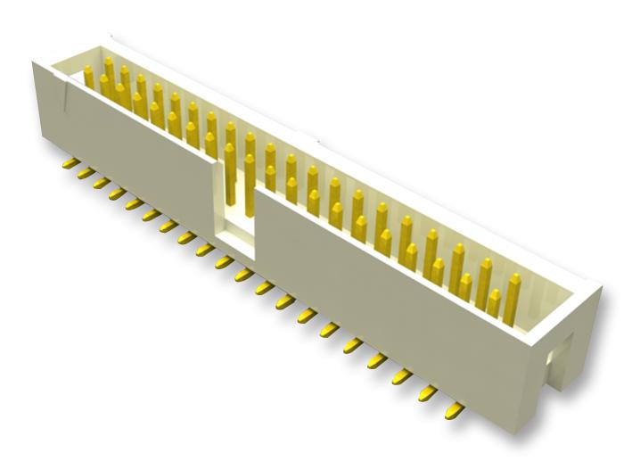 SAMTEC HTST-107-01-L-DV-P Pin Header, Wire-to-Board, 2.54 mm, 2 Rows, 14 Contacts, Surface Mount Straight, HTST Series