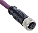 AMPHENOL LTW MSDS-04BFFM-SL8L02 SENSOR CORD, 4P M12 RCPT-FREE END, 6.6