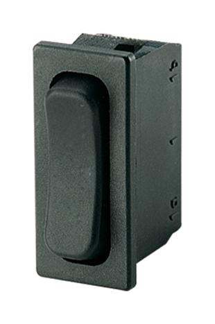 Marquardt 1838.1402 1838.1402 Rocker Switch Momentary Spdt Non Illuminated Panel Mount Black 1830 Series