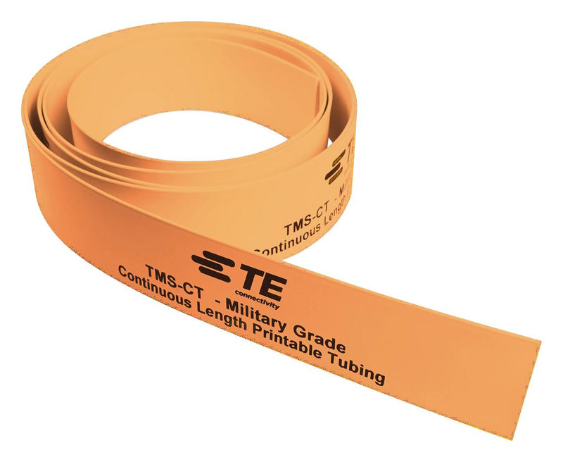 RAYCHEM - TE CONNECTIVITY HT-CT-50M-3/4-OUT-3 Heat Shrink Tubing, 2:1, 0.75 ", 19 mm, Orange, 164 ft, 50 m