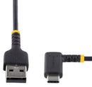 Startech R2ACR-30C-USB-CABLE R2ACR-30C-USB-CABLE USB Cable Type A Plug to 90&deg; C 300 mm 11.8 " 2.0 Black