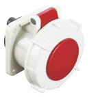 Multicomp PRO MP011085 MP011085 Pin &amp; Sleeve Connector 16 A 400 V Panel Mount Socket 3P+N+E Red White