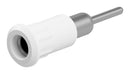 Staubli 64.3011-29 64.3011-29 Banana Test Connector 30 VAC Socket Panel Mount 25 A 60 VDC Nickel Plated Contacts White