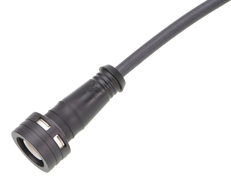 MOLEX 120400-0053 Sensor Cable, M12 Plug, Free End, 4 Position, 1 m, 3.3 ft, 120400 Series