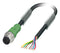 PHOENIX CONTACT 1522493 Sensor Cable, M12 Plug, Free End, 8 Positions, 1.5 m, 4.9 ft GTIN UPC EAN: 4017918957353 SAC-8P-M12MS/ 1,5-PUR