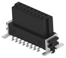 ERNI - TE CONNECTIVITY 354062-E PCB Receptacle, Board-to-Board, 1.27 mm, 2 Rows, 16 Contacts, Surface Mount Straight, SMC Series