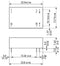 TRACO POWER TEL 2-0511 Isolated Through Hole DC/DC Converter, ITE, 2:1, 2 W, 1 Output, 5 V, 400 mA