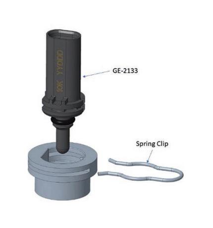 AMPHENOL ADVANCED SENSORS GE-2133D General Fluid Temperature Sensor, with Clip, 4.9mm, 10kohm, &plusmn;1.5%, Polyamide 6/6, -40&deg;C to 125&deg;C