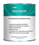 MOLYKOTE MOLYKOTE P-74, 1KG Anti-Seize Paste, NLGI Grade 1 to 2, Can, 1kg