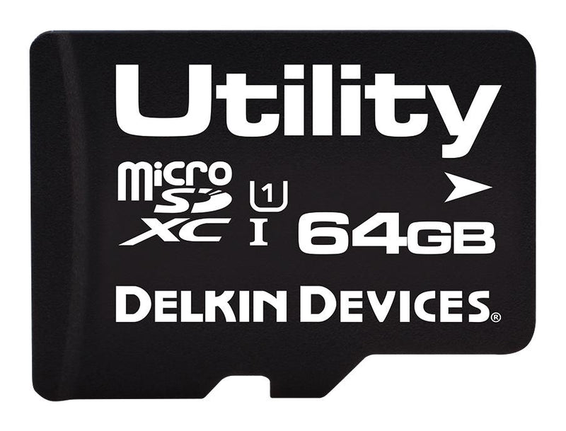 Delkin Devices S464FSTML-U3000-3 S464FSTML-U3000-3 Flash Memory Card Microsdxc 64 GB -25 &deg;C 85 Utility Series New