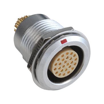 BULGIN LIMITED PPCEGG2B04CLL Circular Connector, Push Pull X Series, Panel Mount Receptacle, 4 Contacts, Solder Socket