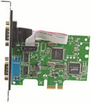 Startech PEX2S1050 PEX2S1050 Adapter Card 2 Port PCI Express Serial 460.8 Kbps