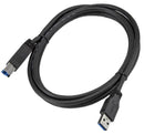 Startech USB3SAB3MBK USB3SAB3MBK USB Cable Type A Plug to B 3 m 9.8 ft 3.0 Black