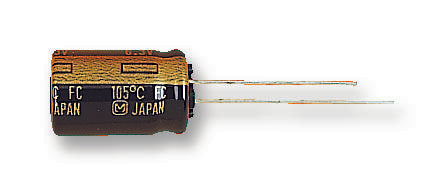 PANASONIC EEUFC0J332S Electrolytic Capacitor, 3300 &micro;F, 6.3 V, &plusmn; 20%, Radial Leaded, 5000 hours @ 105&deg;C, Polar