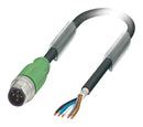 PHOENIX CONTACT 1682728 Sensor Cable, M12 Plug, Free End, 5 Positions, 1.5 m, 4.9 ft GTIN UPC EAN: 4017918169039 SAC-5P-M12MS/ 1,5-PUR SH