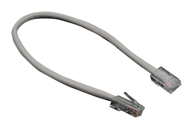 L-COM TRD855-1 TRD855-1 Ethernet Cable Cat5e RJ45 Plug to UTP (Unshielded Twisted Pair) Grey 304.8 mm New