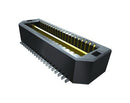 SAMTEC QTE-040-08-L-D-A Mezzanine Connector, Header, 0.8 mm, 2 Rows, 80 Contacts, Surface Mount, Phosphor Bronze