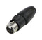 NEUTRIK NC10FX-TOP XLR Connector, 10 Contacts, Receptacle, Cable Mount, Gold Plated Contacts, Zinc Diecast Body