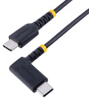 Startech R2CCR-30C-USB-CABLE R2CCR-30C-USB-CABLE USB Cable Type C Plug to 90&deg; 300 mm 11.8 " 2.0 Black