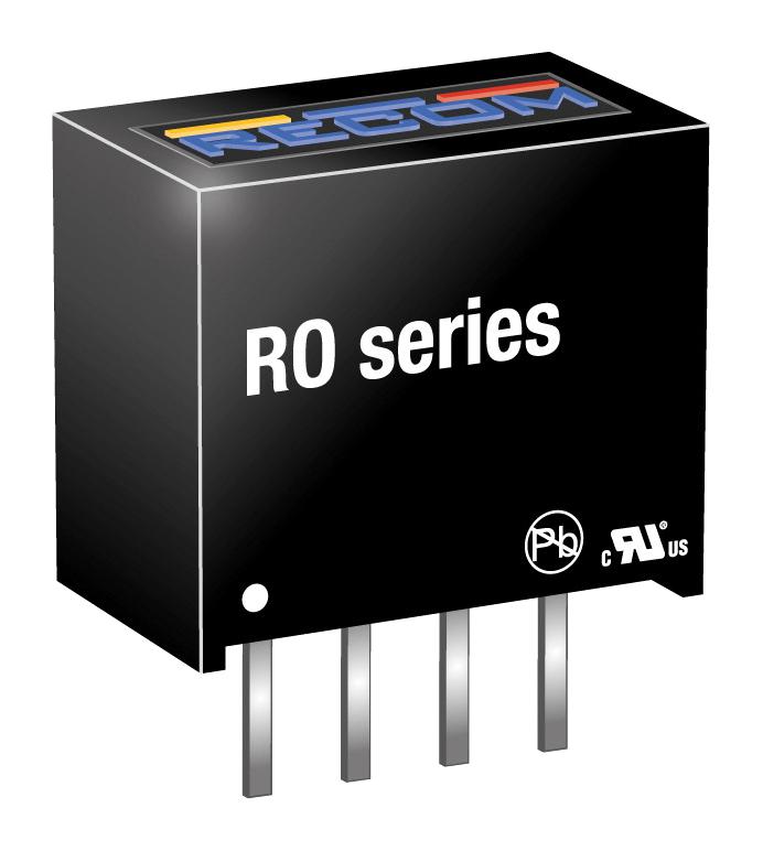 Recom Power RO-2405S/P RO-2405S/P Isolated Through Hole DC/DC Converter ITE &amp; Medical 1 W Output 5 V 200 mA