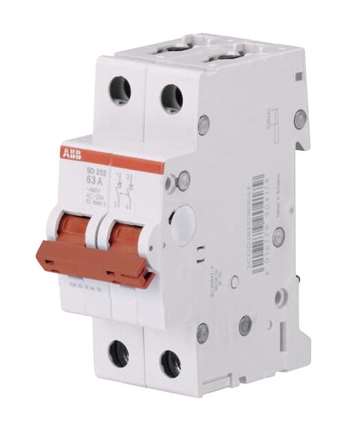 ABB SD202/50 Switch Disconnector, 2 Pole, 440 V, 50 A