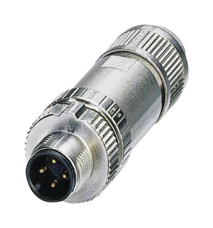 PHOENIX CONTACT 1424666 Sensor Connector, M12 Push-In, M12, Male, 4 Positions, Push In Pin, Straight Cable Mount GTIN UPC EAN: 4055626375939 SACC-M12MS-4PL SH