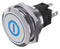 EAO 82-6151.1A24.B001 Vandal Resistant Switch, 82 Series, 22 mm, SPDT, Momentary, Round