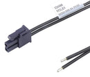 MOLEX 224095-1022 Cable Assembly, Mini-Fit Versa Receptacle to Free End, 2 Ways, 4.2 mm, 1 Row, 150 mm, 5.9 "