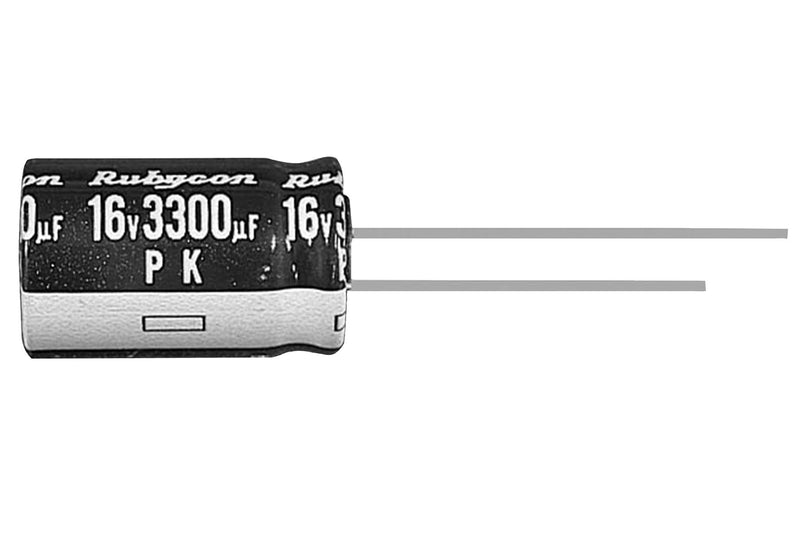 RUBYCON 16PK220MEFC6.3X11 Electrolytic Capacitor, Miniature, 220 &micro;F, 16 V, &plusmn; 20%, Radial Leaded, 2000 hours @ 85&deg;C, Polar
