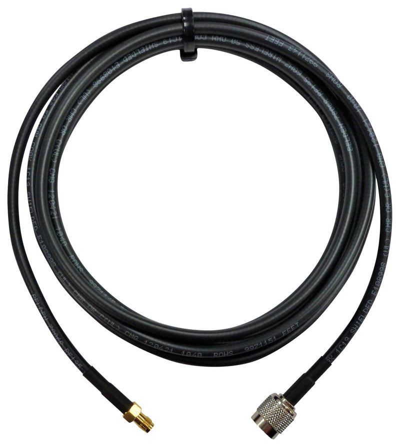 MOBILE MARK CA120/195-VA RF / Coaxial Cable Assembly, SMA Jack to J-Type TNC Plug, RF-195, 50 ohm, 120 ", 3.05 m