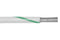 ALPHA WIRE 1550 WG005 Wire, PVC, White, Green, 24 AWG, 0.23 mm&sup2;, 100 ft, 30 m