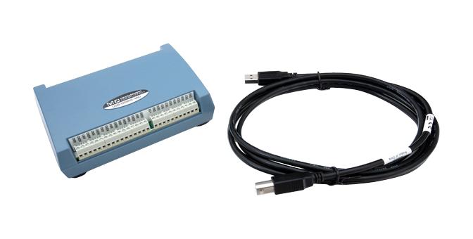 DIGILENT MCC USB-1208HS-4AO Data Acquisition Unit, 8 Channels, 1 MSPS, 5 V, 2 MHz, 35.56 mm