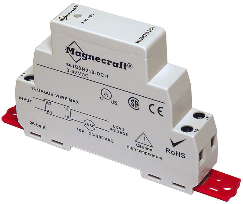 Schneider ELECTRIC/LEGACY Relay 861SSR208-DD 861SSR208-DD SSR DIN Rail Mount 150VDC 32VDC 8A