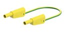 Staubli 66.2010-10020 66.2010-10020 Banana Test Lead 4mm Stackable Plug Shrouded