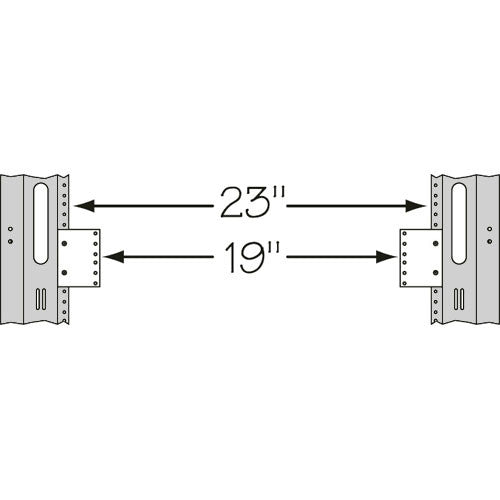 Middle Atlantic 23191 23 to 19" 1U Space Reducer