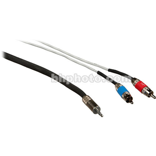 Pro Co Sound Stereo Mini (3.5mm) to 2 RCA Male Soundcard Patch Y-Cable - 3'