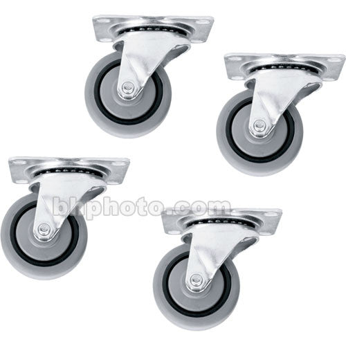 Middle Atlantic 5WR Fine Floor Casters (4) for Slim 5