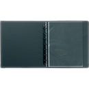 Prat Classic Ring Binder - 11 x 14" - Black - Ten Sheet Protectors