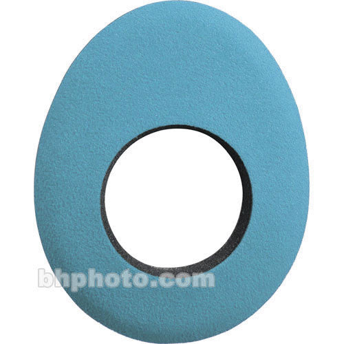 Bluestar Oval Long Viewfinder Eyecushion (Ultrasuede, Blue)