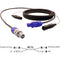 Pro Co Sound EC12 Siamese Twin AC and Audio Combo Cable (10')